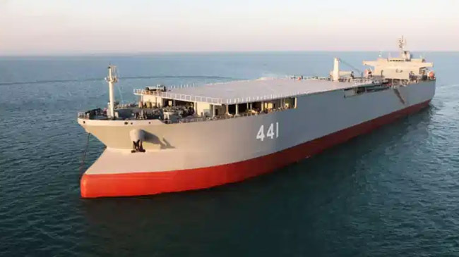 iran large war ship