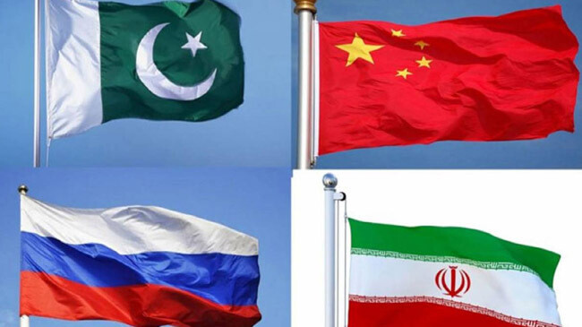 iran pakistan china russia flag