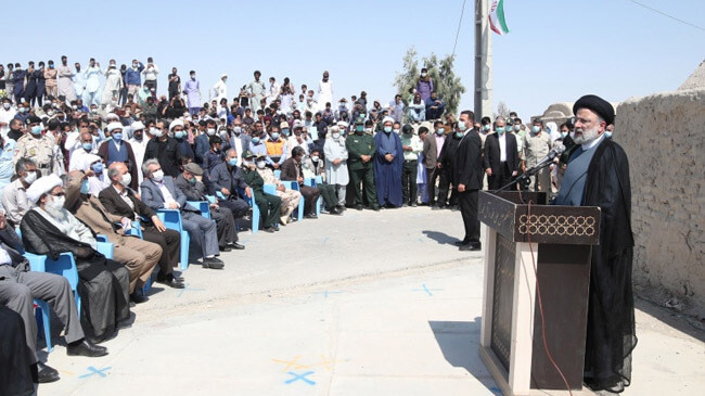 iran president raisi addressing balustistan