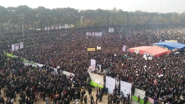 iran protest water ispahan
