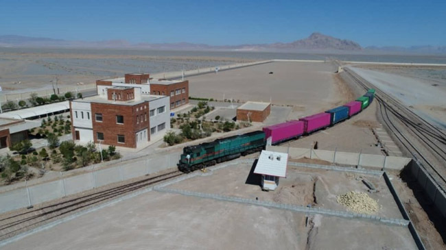 iran rail line mediterranean