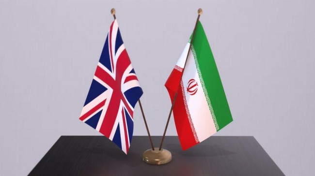 iran uk flag