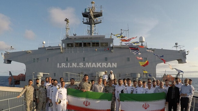 iran warship atlantic sea 1