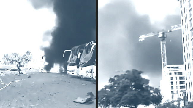 iranian missile barrage
