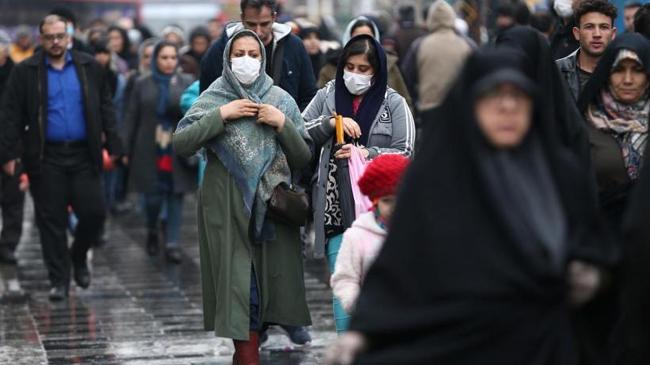 iranian people wearing mask