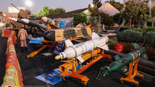 irans arms display