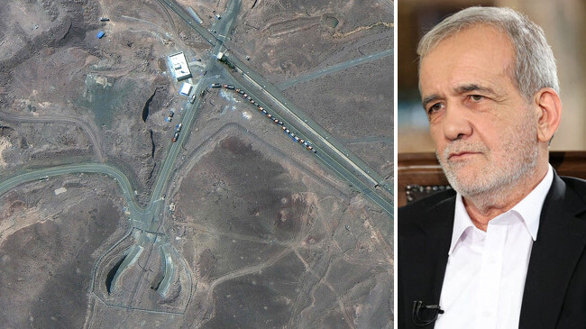 irans nuclear site and masoud pezeshkian