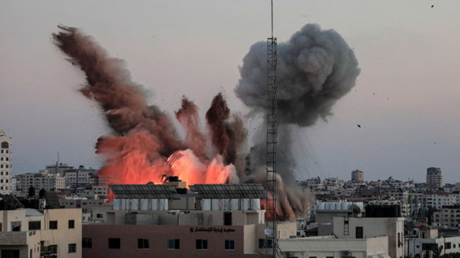 israel air raid on gaza