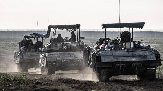 israeli army with large number of tanks