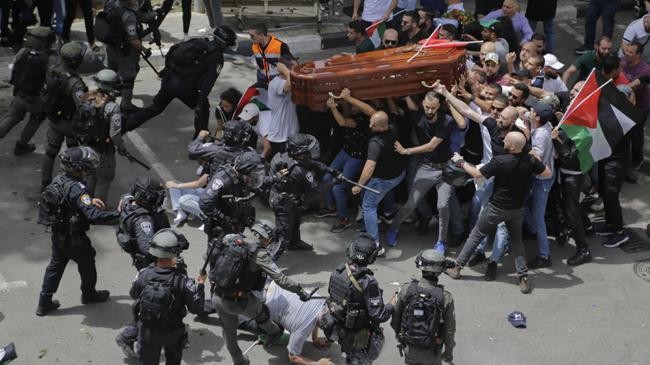 israeli assault on journalists funeral