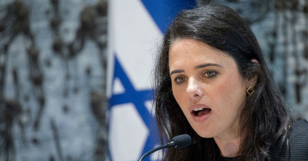 israeli judicial minister aileen schaeded