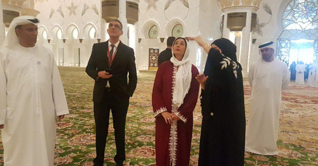 israeli minister miri regev in the mosque