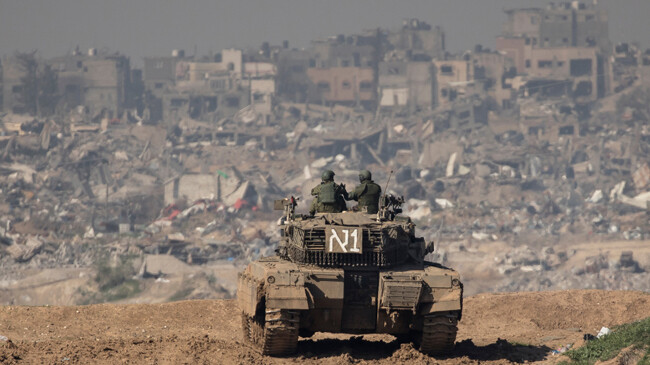 israeli tank in gaza 1