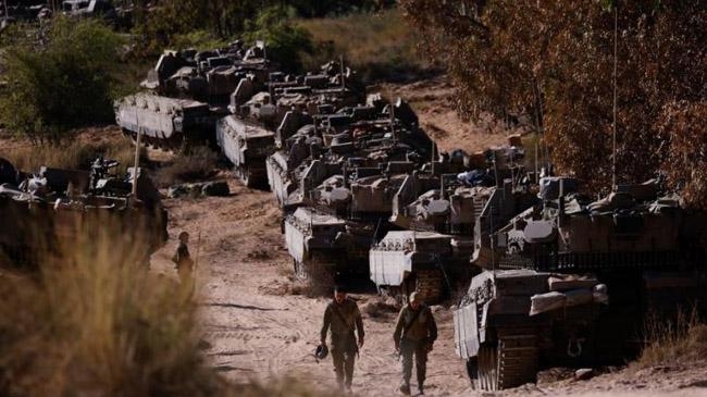 israeli tanks border between israel and gaza