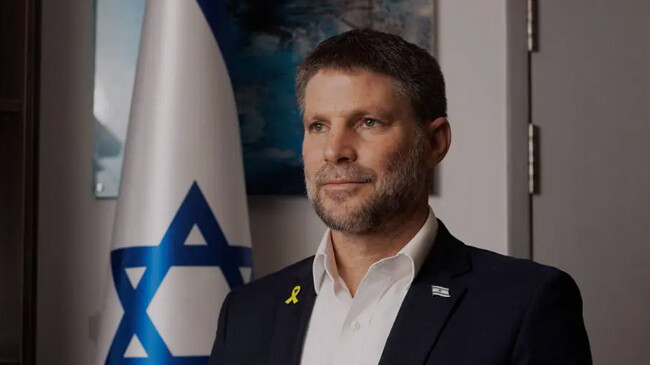 israels finance minister bezalel smotrich