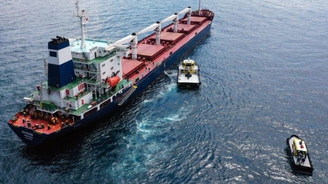 istanbul inspection of first ukrainian grain shipment complete