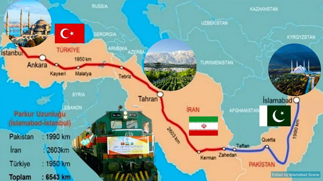 istanbul tehran islamabad train