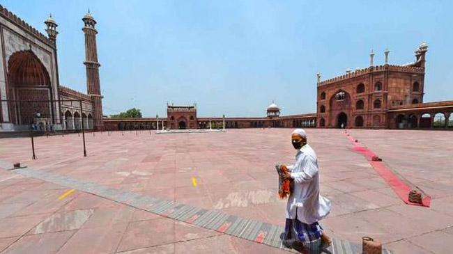 jama mosque delhi india