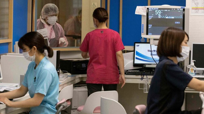 japan hospital over burdened cv patient