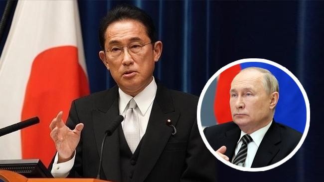 japan prime minister fumio kishida and putin