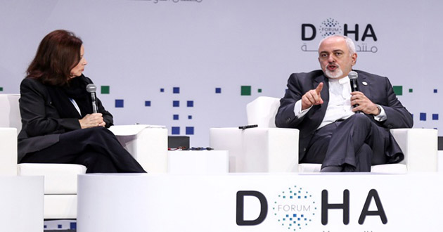 javad zarif in qatar