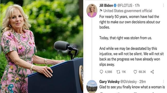 jill biden and her tweet
