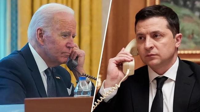 joe biden and zelensky phone