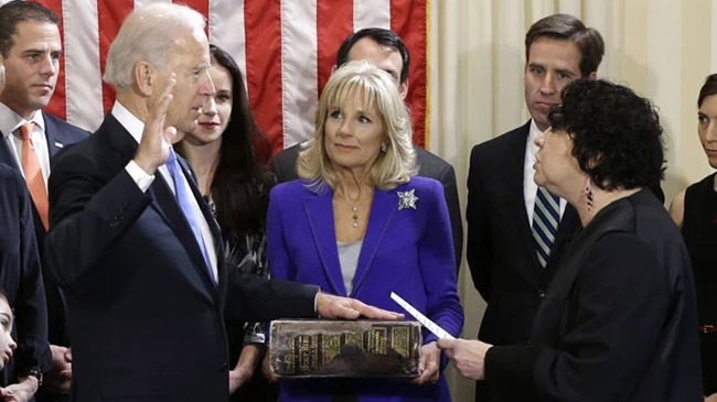 joe biden oath bibel