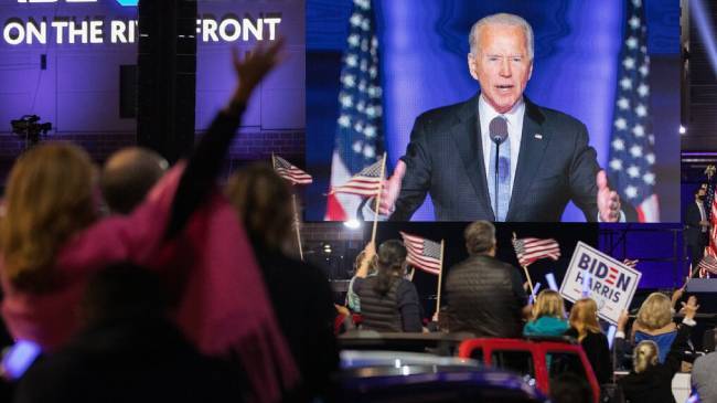 joe biden says managing pandemic is his first priority