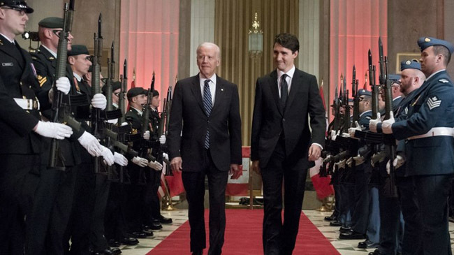 joe biden with justin trudeau