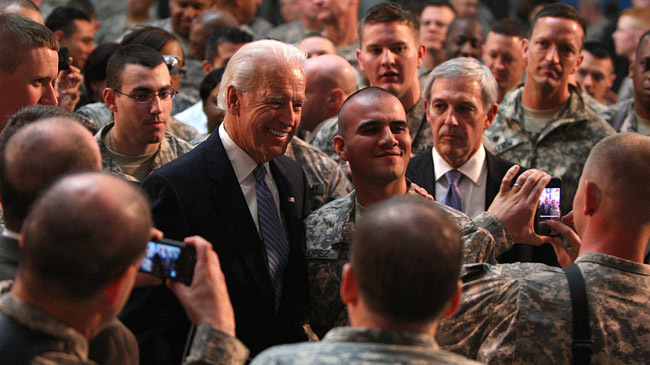 joe biden with us army1