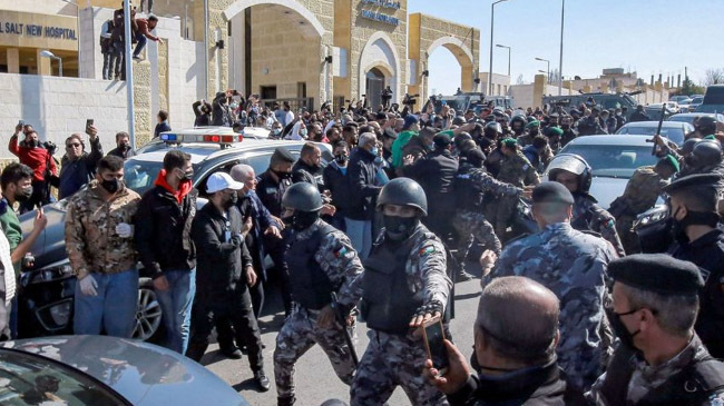 jordan hospital protest