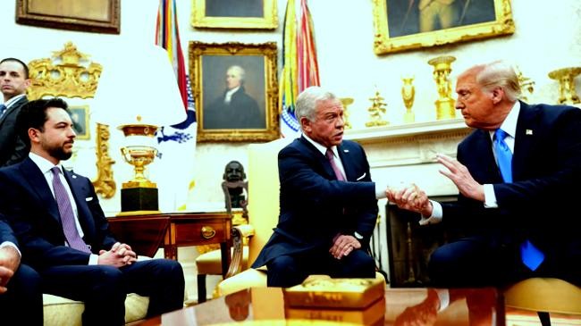 jordans king abdullah and donald trump