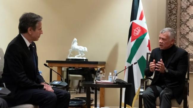 jordans king abdullah ii and antony blinken