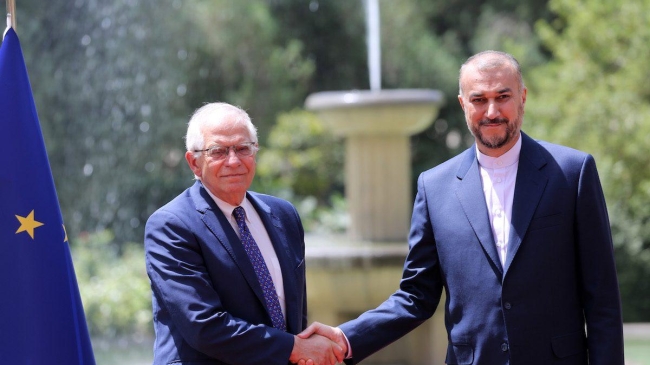 josep borrell and hossein amir abdollahian