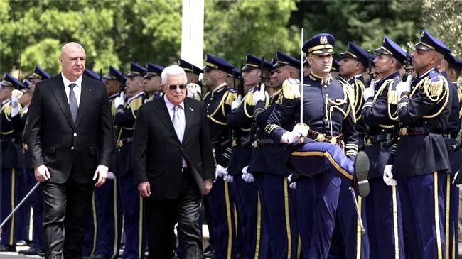 joseph aoun and mahmoud abbas