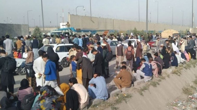 kabul air port situation