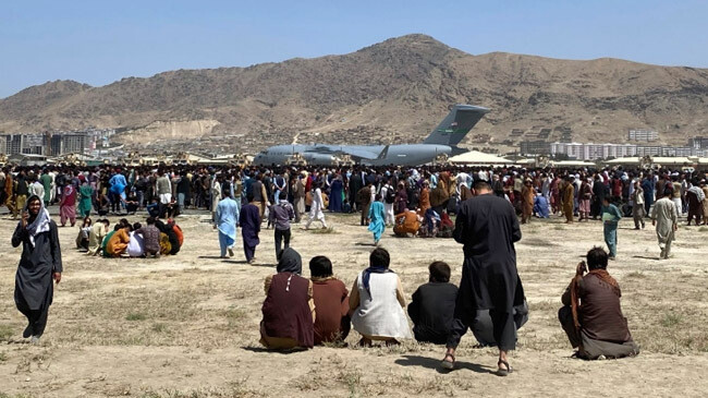 kabul airport situation afghan