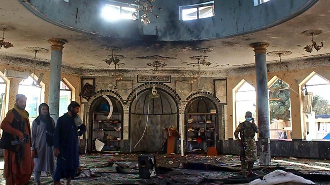 kabul mosque attacked by daesh