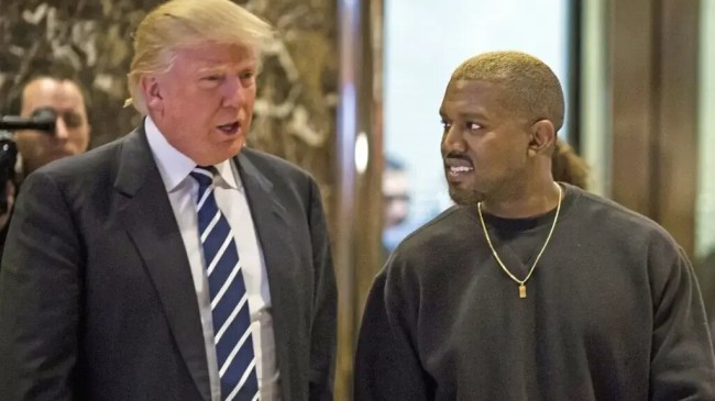 kanye west and donald trump