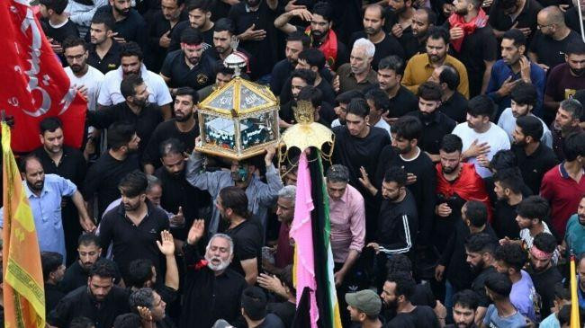 kashmir shias march for ashura
