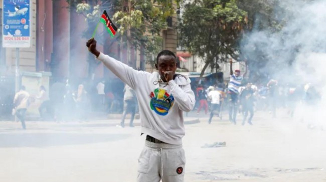 kenya demonstrators