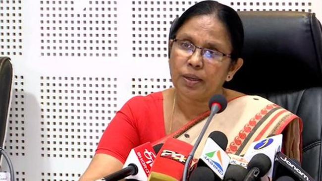 kerala health minister k k shailaza