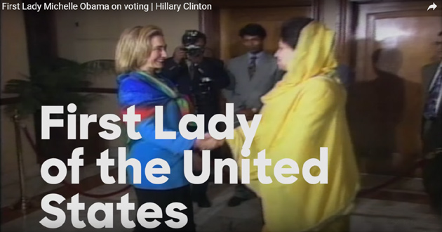 khaleda zia at hilary clinton election campaign video