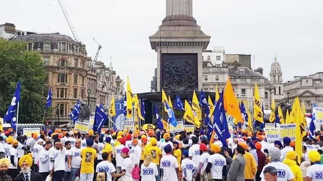 khalistan protest in london