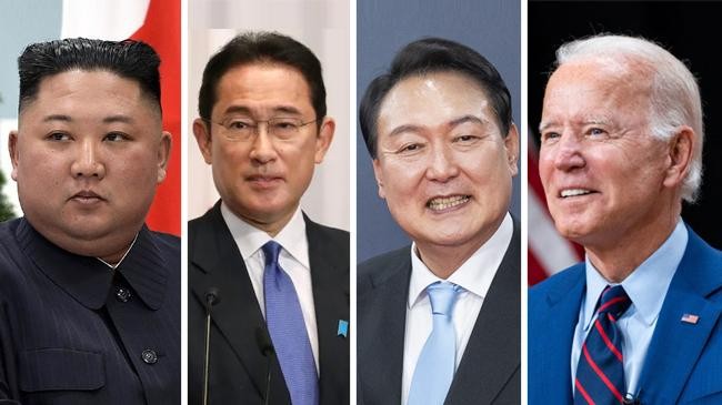 kim fumio kishida yoon suk yeol biden