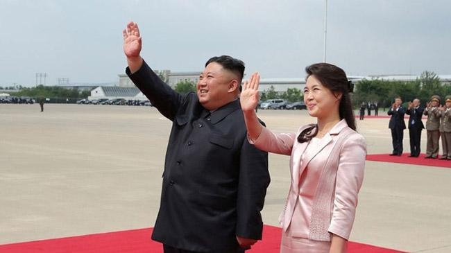 kims wife in public