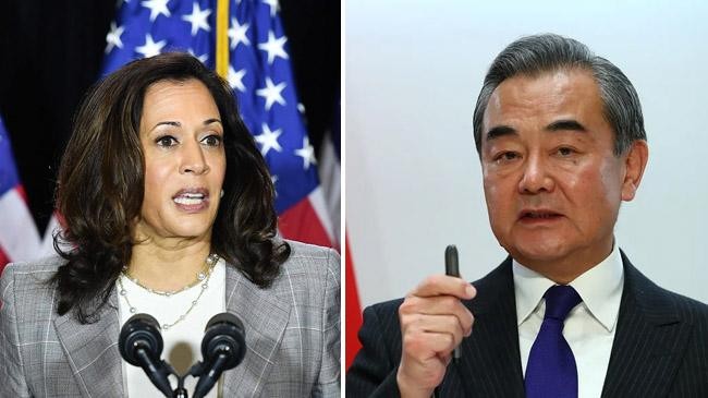 komala harris wang yi