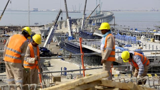 kuwait structure building worker
