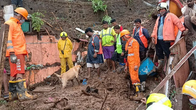 lanslide mumbai india inner